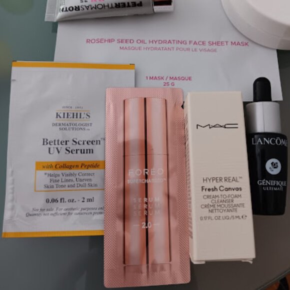 MACY'S 8pc LOT SKINCARE & HAIR: ELEMIS/KIEHL'S/LANCOME/MAC/PETER THOMAS ROTH~NEW - Picture 5 of 6